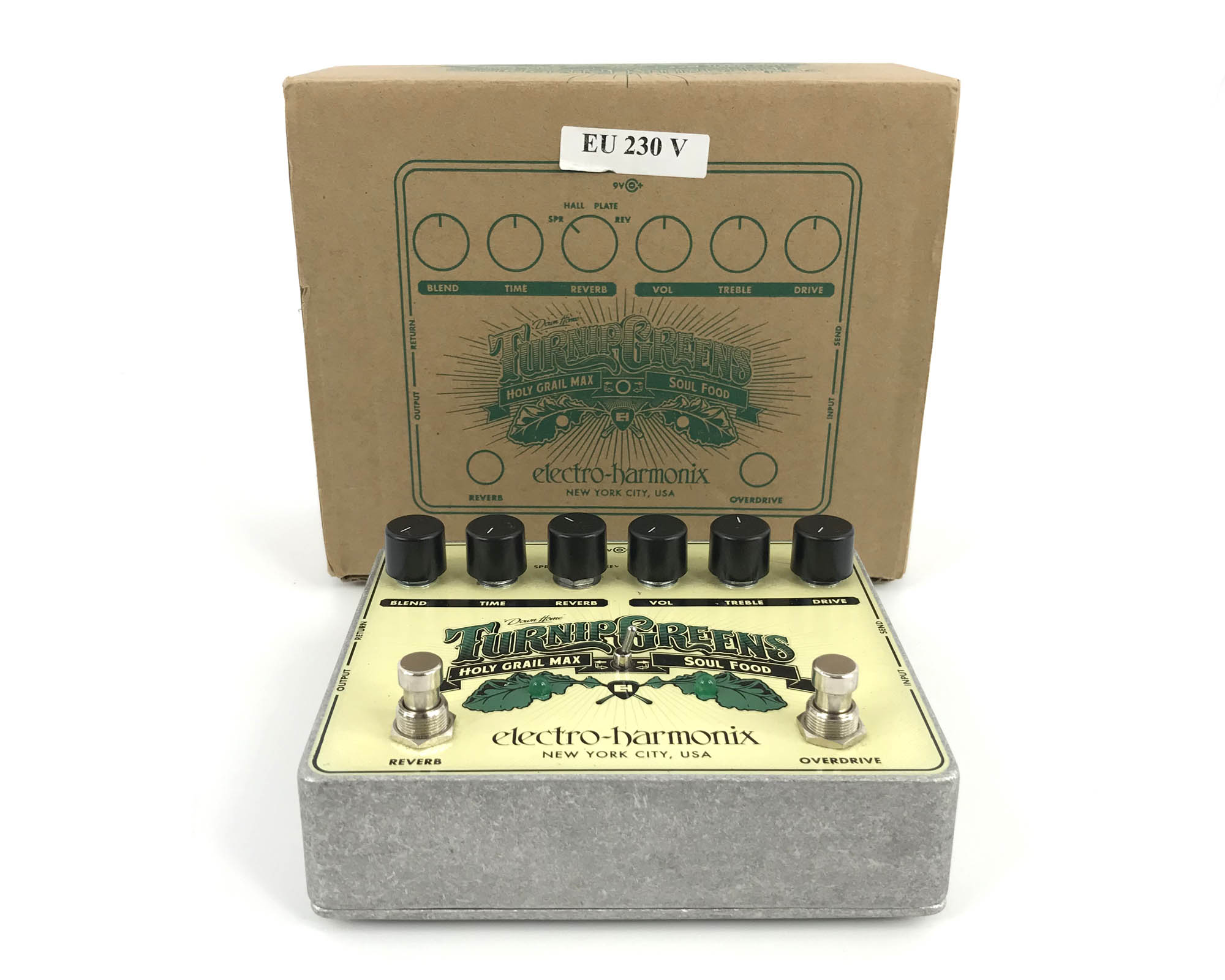 electro harmonix turnip greens usato con scatola
