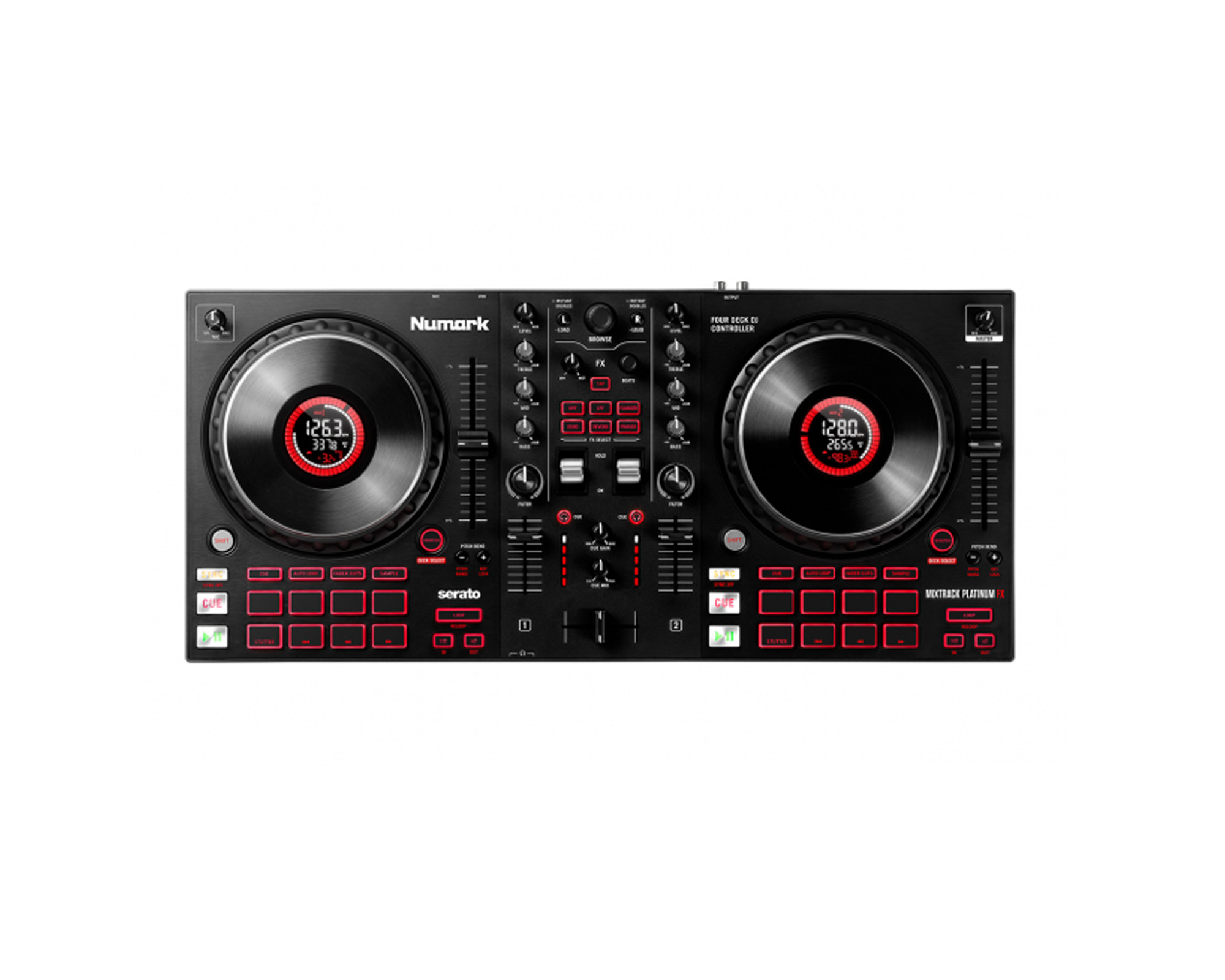 numark mixtrack platinum fx frontale