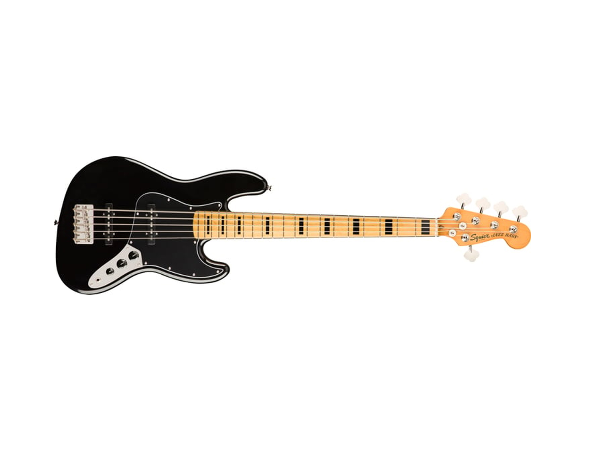 fender squier jazz bass cv 70s mn blk v