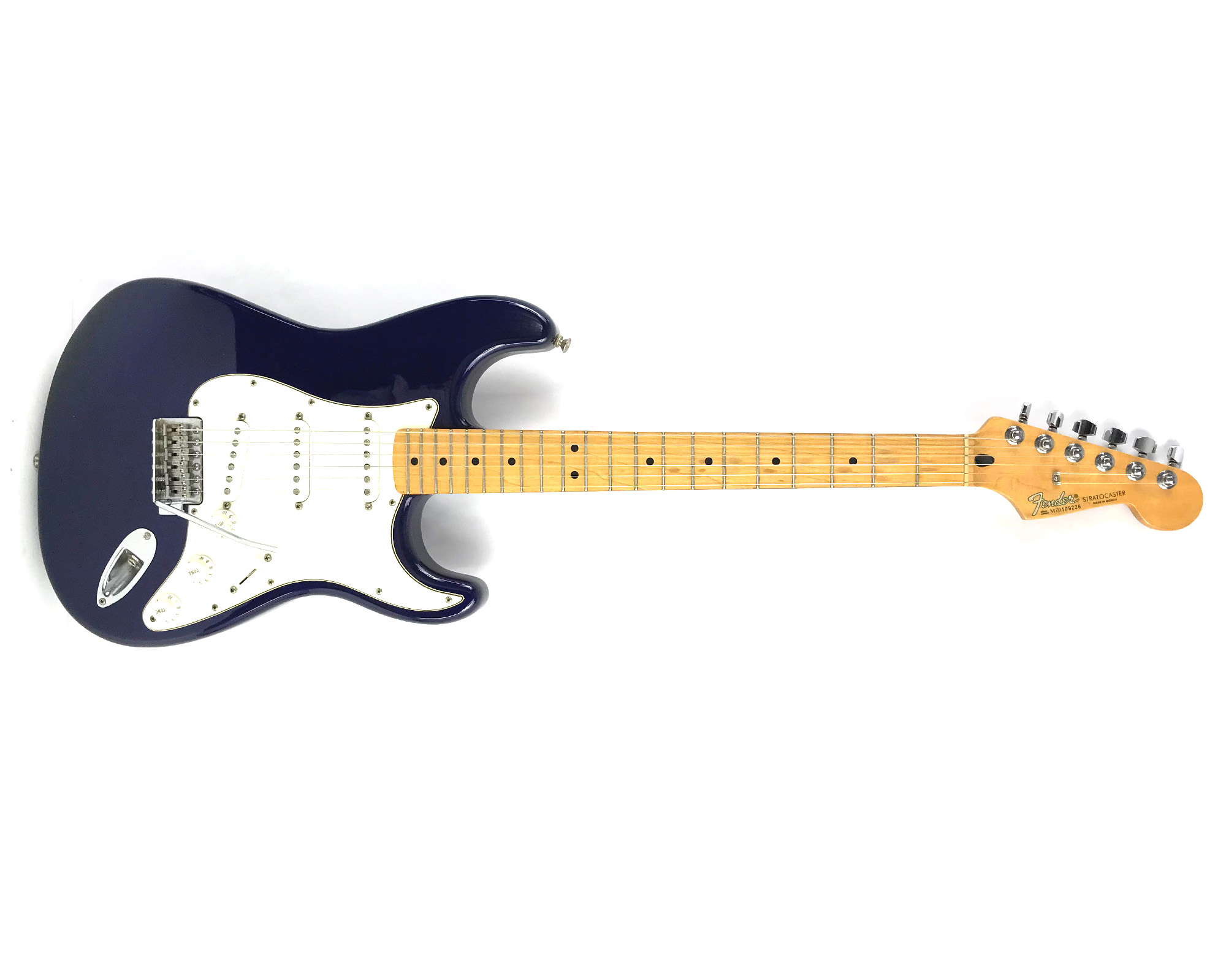 fender stratocaster mex blu frontale